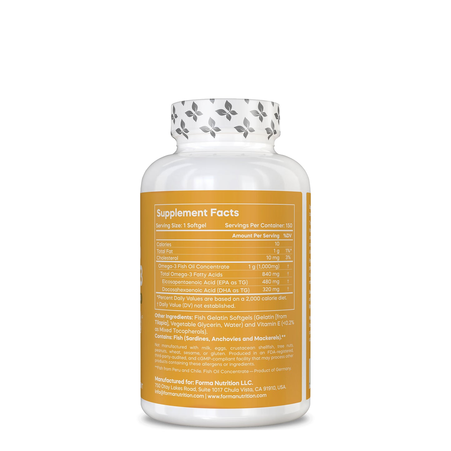 FORMA NUTRITION Advanced Omega-3 150 Softgels