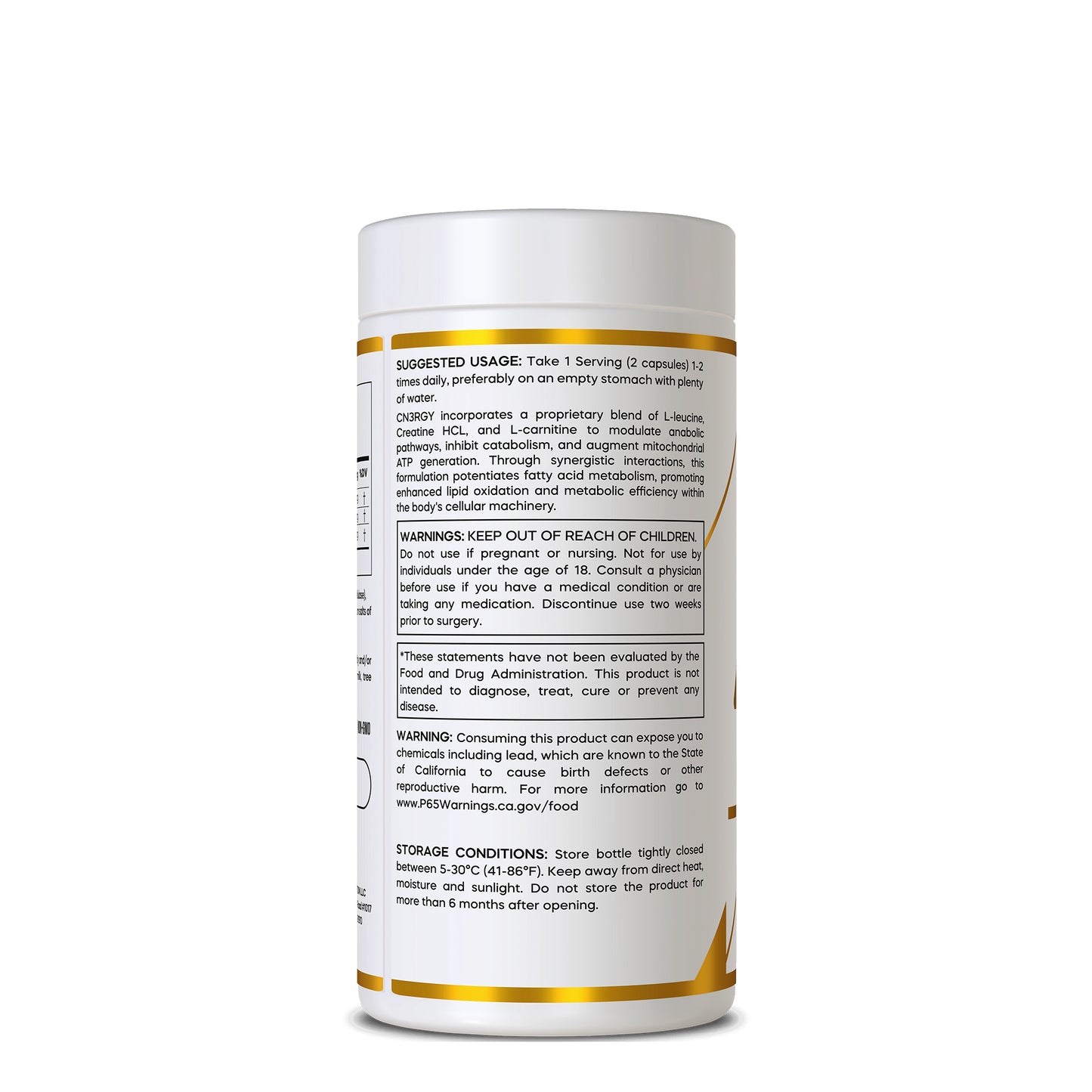 FORMA NUTRITION Advanced CN3RGY Leucine-Carnitine-Creatine 120 Capsules